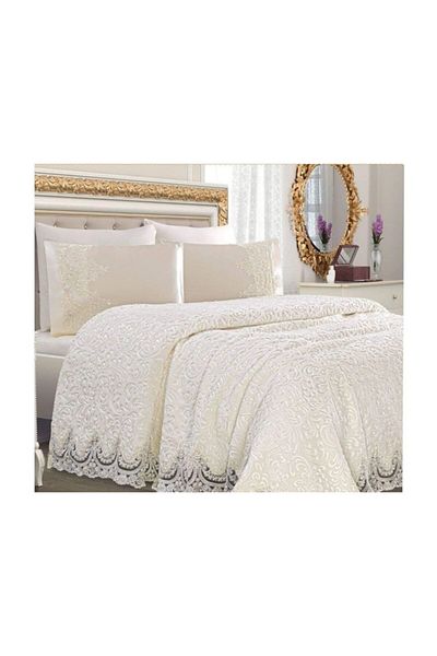 Elit French Lace 6 Piece Blanket Set