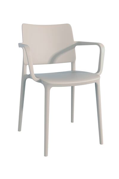 Papatya Joy Koltuk Kum Beji - Mutfak Sandalyesi - Kolçaklı