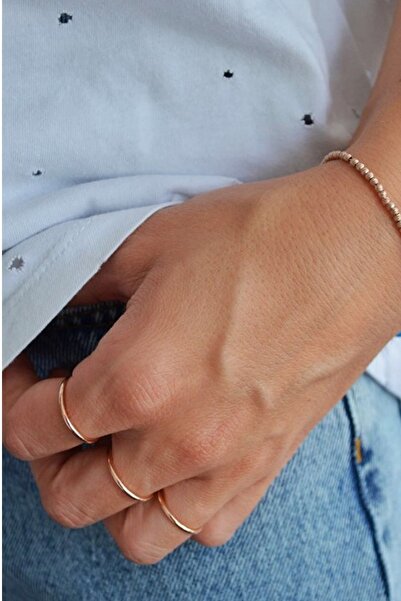 NSA SILVER Kadın Minimal Gümüş Yüzük 925 Ayar nsasılver50