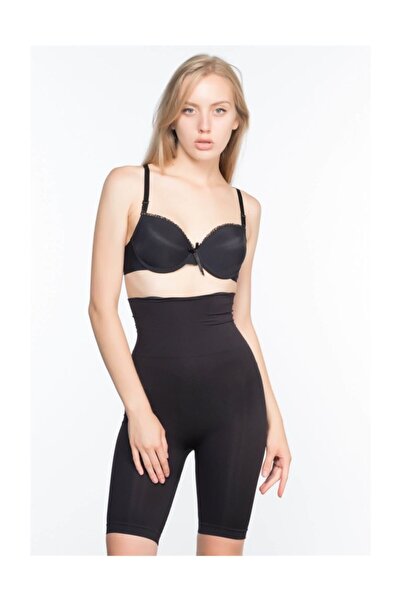 Liza Navy Blue Textile Layza Form Midwife Long Leg Corset 11005