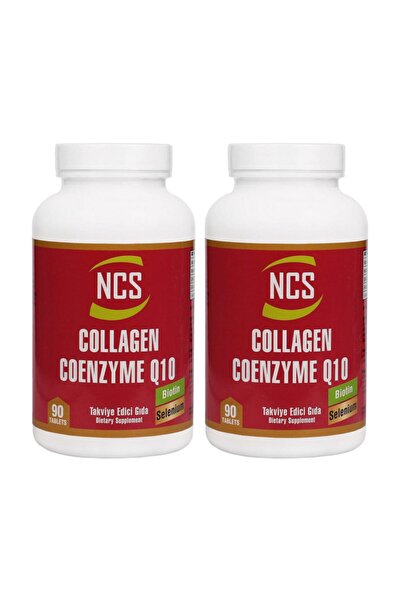 NCS كولاجين متحلل كوزيم Q10 بيوتين زنك سيلينيوم 90 قرص X 2 قطعة