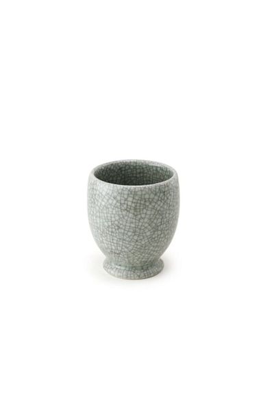 Asia Chai Art Zero Japan Crackle Blue Porcelain Cup 200 Cc