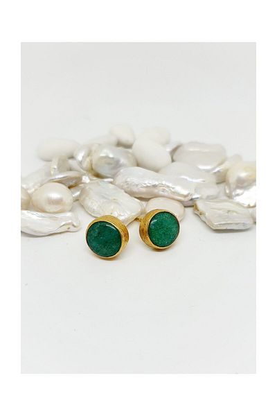 LOVI Jade Dot Earrings