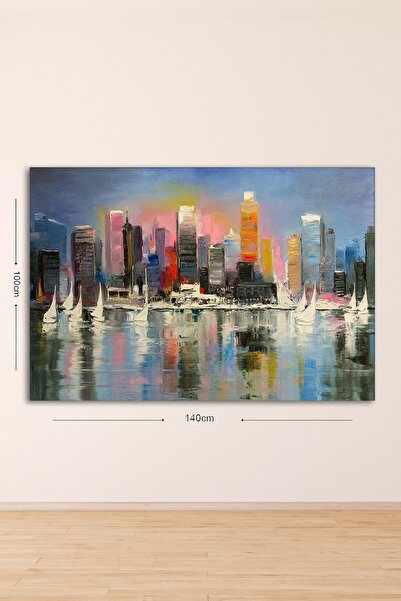 Tablo Center Dev Boyut Dekoratif Kanvas Tablo 100x140cm