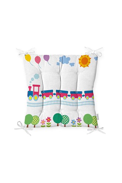 Realhomes Real Homes Digital Printed Fluffy Chair Cushion