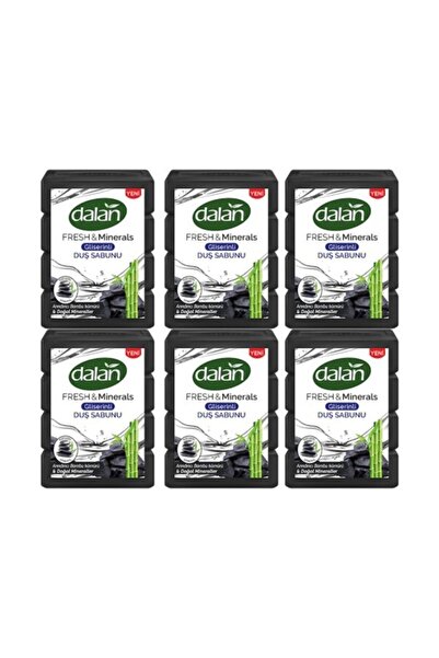 Dalan Fresh And Minerals Bambu Kömürü Duş Sabunu 600 gr 6 Adet