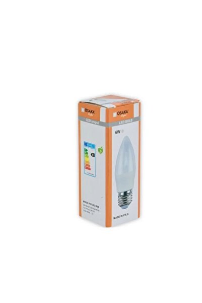 Genel Markalar Osakalight 6w Led Mum Avize Ampulü E27 Beyaz