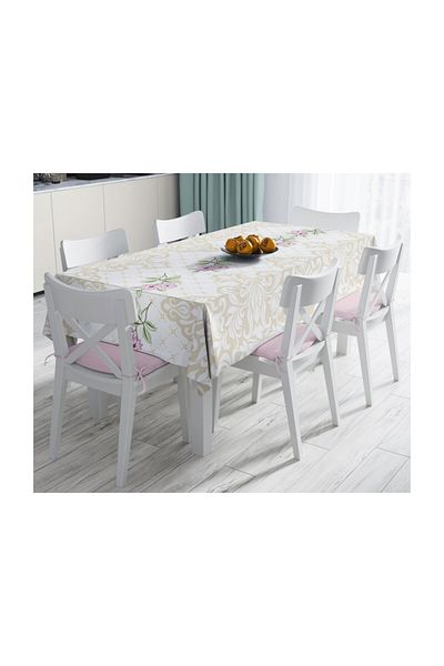 Realhomes Față de masă cu imprimare digitală cu design special, rezistentă la pete-120x140 cm