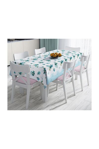 Realhomes Față de masă cu imprimare digitală cu design special, rezistentă la pete-140x260 cm