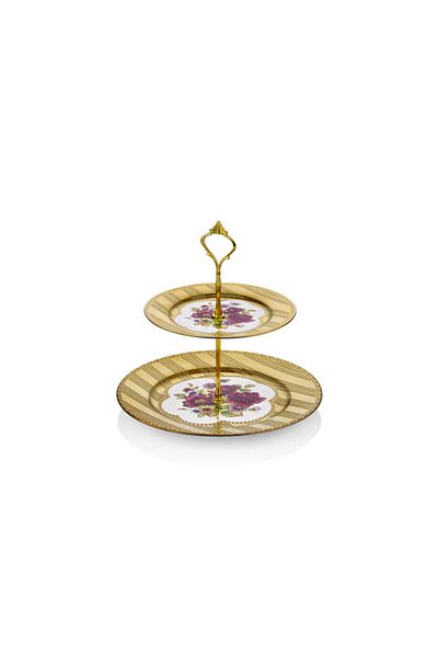 Cemile Purple Bouquet 2 Tier Service