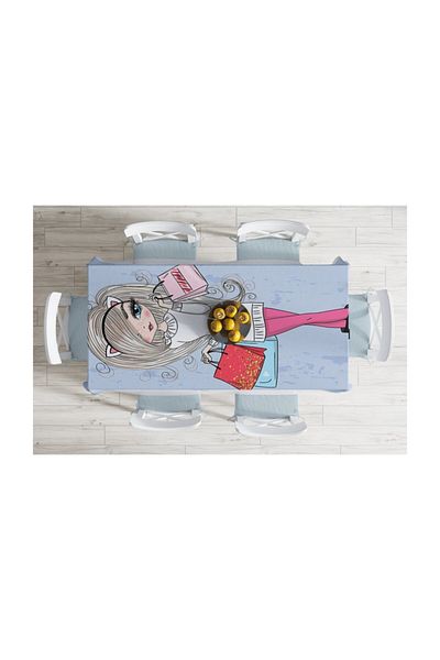 Realhomes Fata de Masa Imprimata Digital Fashion Girl 140x260 cm