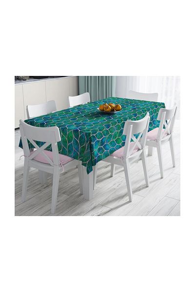 Realhomes Față de masă fără griji imprimată digital cu design special - 140 X 180 cm