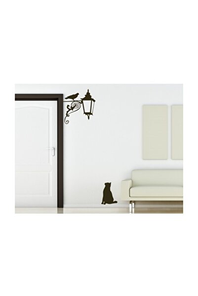 Sticker Sepetim Sokak Lambası Duvar Sticker