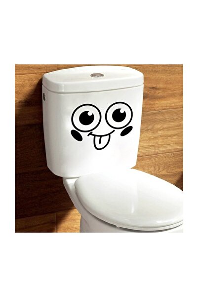 Sticker Sepetim Sevimli Klozet Kapağı 1 Dekoratif Banyo Sticker