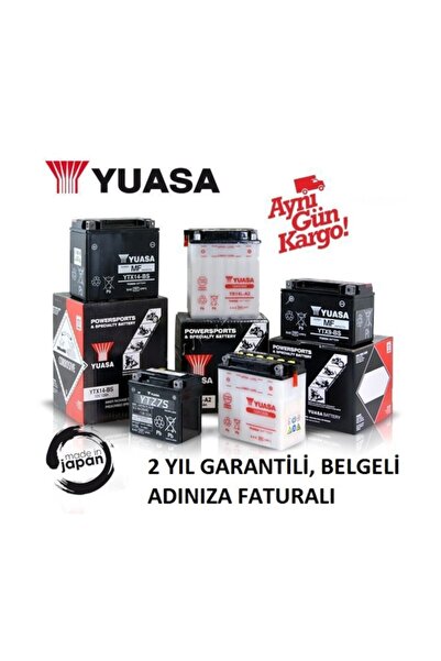 ゆーさく Trendyol'da Yuasa Ytx7L-Bs Motosiklet Aküsü Satın Al