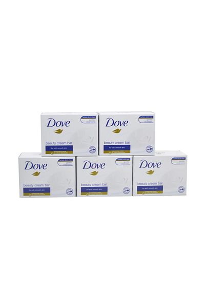 Dove 5 Pieces Beauty Cream Bar Soap 100 gr