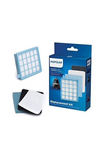 Popüler Compatibil cu setul de filtre Hepa Philips Powerpro Active Fc 8637/01
