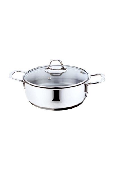 gülsan Mega Inox Flat Steel Handle 28 Cm