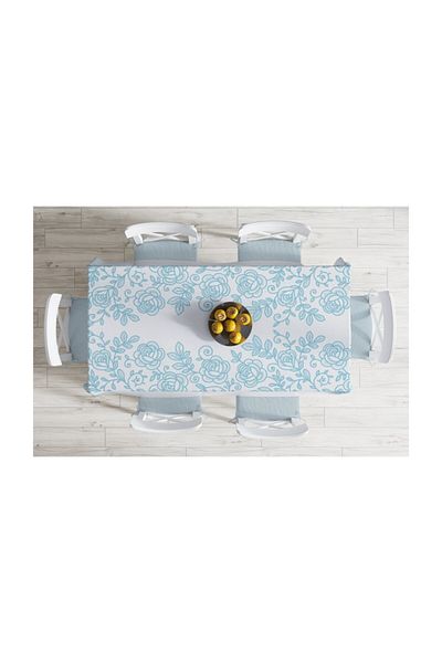 Realhomes Față de masă rezistentă la pete cu imprimare digitală cu design special - 140x260 mm