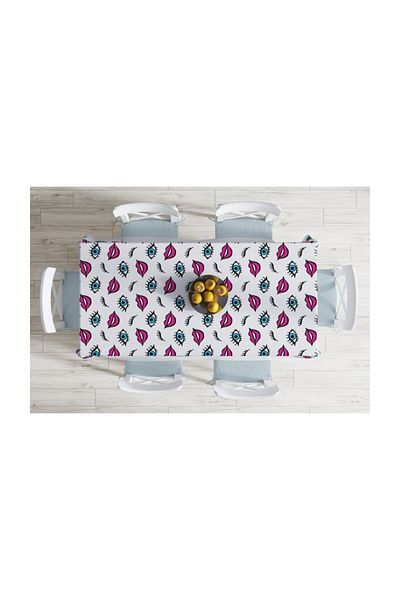 Realhomes Față de masă cu imprimare digitală cu design special, rezistentă la pete-120x140 cm