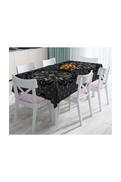 Realhomes Față de masă cu imprimare digitală cu design special, rezistentă la pete-140x260 cm
