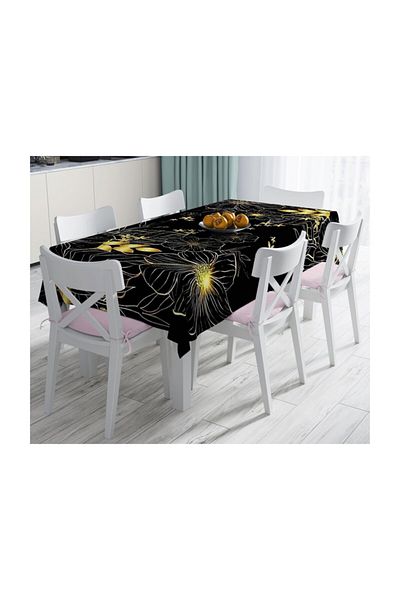 Realhomes Față de masă rezistentă la pete cu imprimare digitală cu design special - 140 x 180 cm