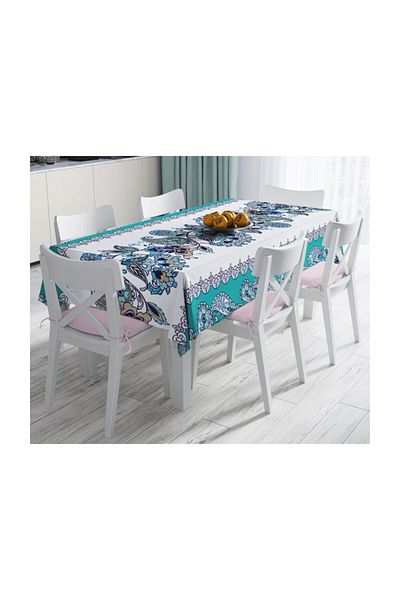 Realhomes Față de masă cu design special imprimată digitală rezistentă la pete-120x140 cm