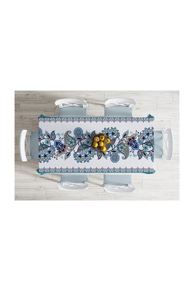 Realhomes Față de masă cu design special imprimată digitală rezistentă la pete-120x140 cm
