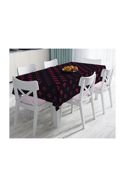 Realhomes Față de masă rezistentă la pete cu imprimare digitală cu design special-140x220 cm