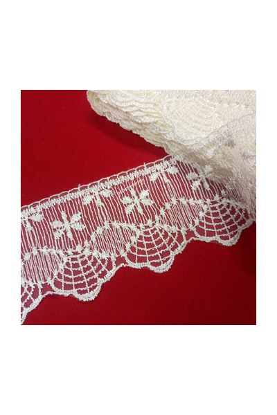 Gelincimherşey Cream Color Lace Tulle Guipure For Home Textile, Dowry,