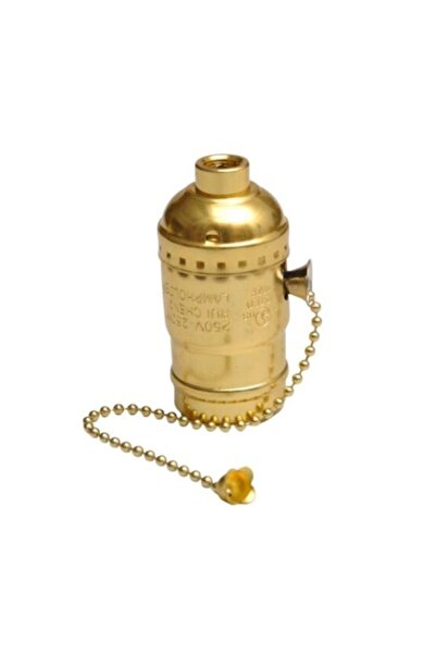 365GUNSERİSONU Retro Nostalji Aydınlatma Zincir Ipli Sarı Metal Duy, E27 Duy ...