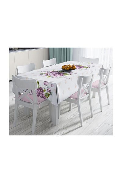 Realhomes Față de masă rezistentă la pete cu imprimare digitală cu design special-140x220 cm