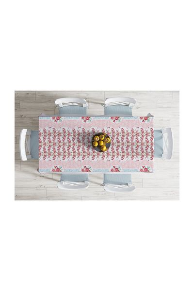 Realhomes Față de masă rezistentă la pete cu imprimare digitală cu design special-140x220 cm
