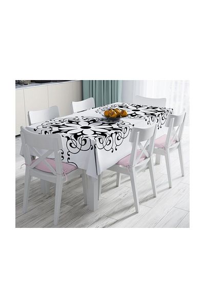 Realhomes Față de masă cu imprimare digitală cu design special, rezistentă la pete-120x140 cm