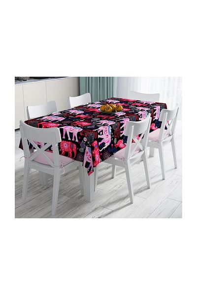 Realhomes Față de masă rezistentă la pete cu imprimare digitală cu design special-120x140 cm
