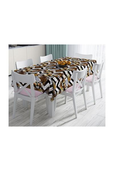 Realhomes Fata de Masa Geometrica Rezistenta la Pete Cu Motiv-120x140 Cm
