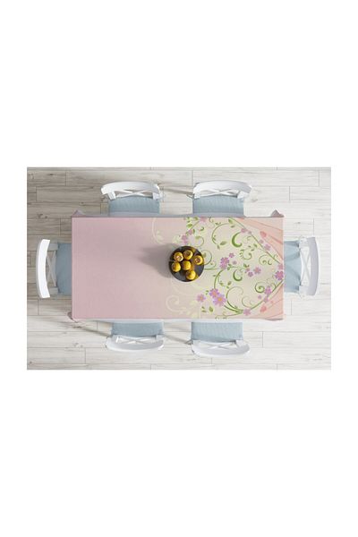 Realhomes Față de masă cu imprimare digitală cu design special, rezistentă la pete-120x140 cm
