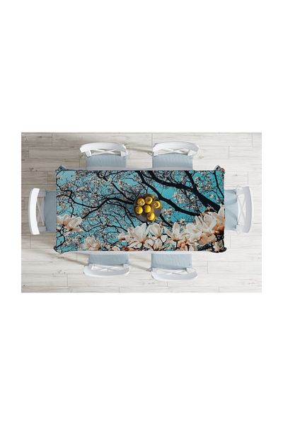 Realhomes Față de masă rezistentă la pete cu imprimare digitală cu design special-140x220 cm