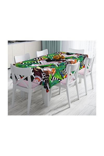 Realhomes Față de masă cu design special imprimată digitală rezistentă la pete-120x140 cm