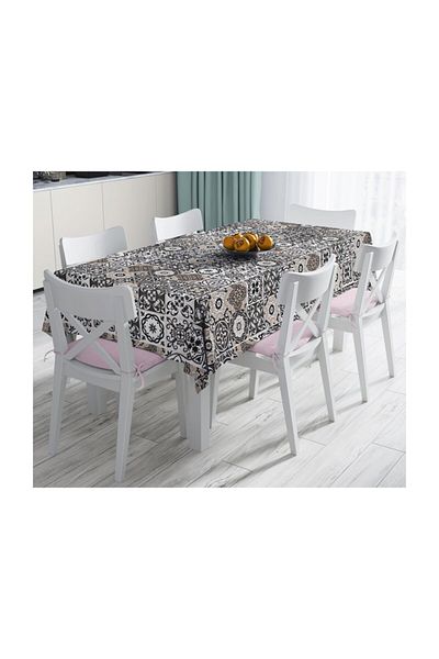 Realhomes Față de masă rezistentă la pete cu imprimare digitală cu design special-140x220 cm