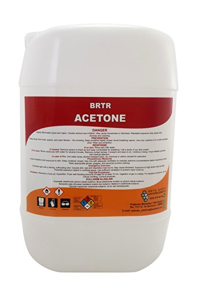 Brtr Kimya 10 Lt Saf Aseton %99,9