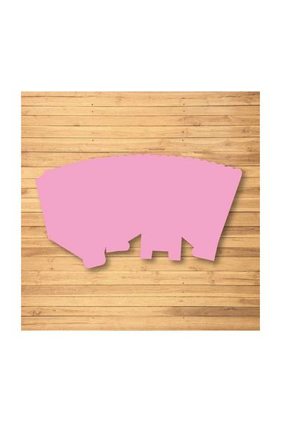 Parti Furyası Pink Popcorn Box Corn Box