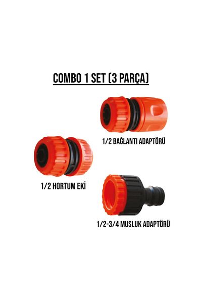 Bahçem 3-Piece Connection Set 3/4 '' Advantageous Package