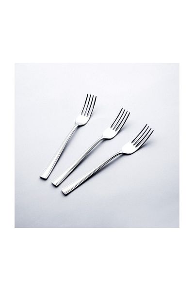 Nehir Katre Plain 6-Piece Sweet Fork Set