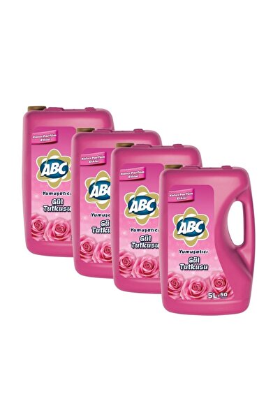 ABC Yumuşatıcı Gül Tutkusu 5 lt X 4 Adet