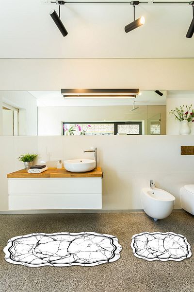 Alanur Home Σετ μπάνιου Fulya Laser Cut 2 τεμαχίων St 210194 sy
