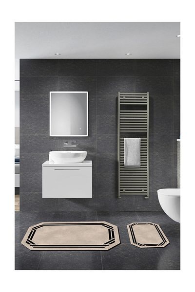 Alanur Home Gelincik Laser Cut Σετ Μπάνιου 2 τεμαχίων St 210208 γρ