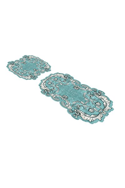 Alanur Home Σετ μπάνιου Karanfil Laser Cut 2 τεμαχίων St 210149 εγγενής