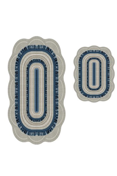 Alanur Home Σετ μπάνιου Lilyum Laser Cut 2 τεμαχίων St 210164 mv