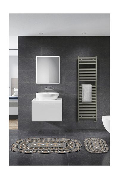 Alanur Home Σετ μπάνιου Alanur Magnolia Laser Cut 2 τεμαχίων St 210178 γρ